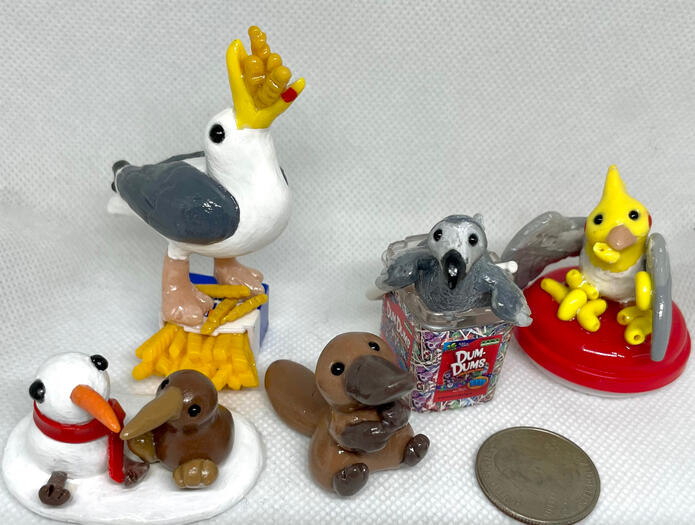 My ridiculous bird children My ridiculous bird children